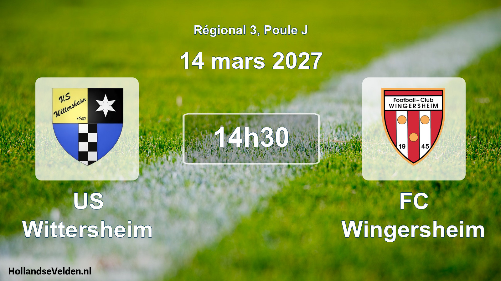 Match programmé: US Wittersheim - FC Wingersheim (14 mars 2027)