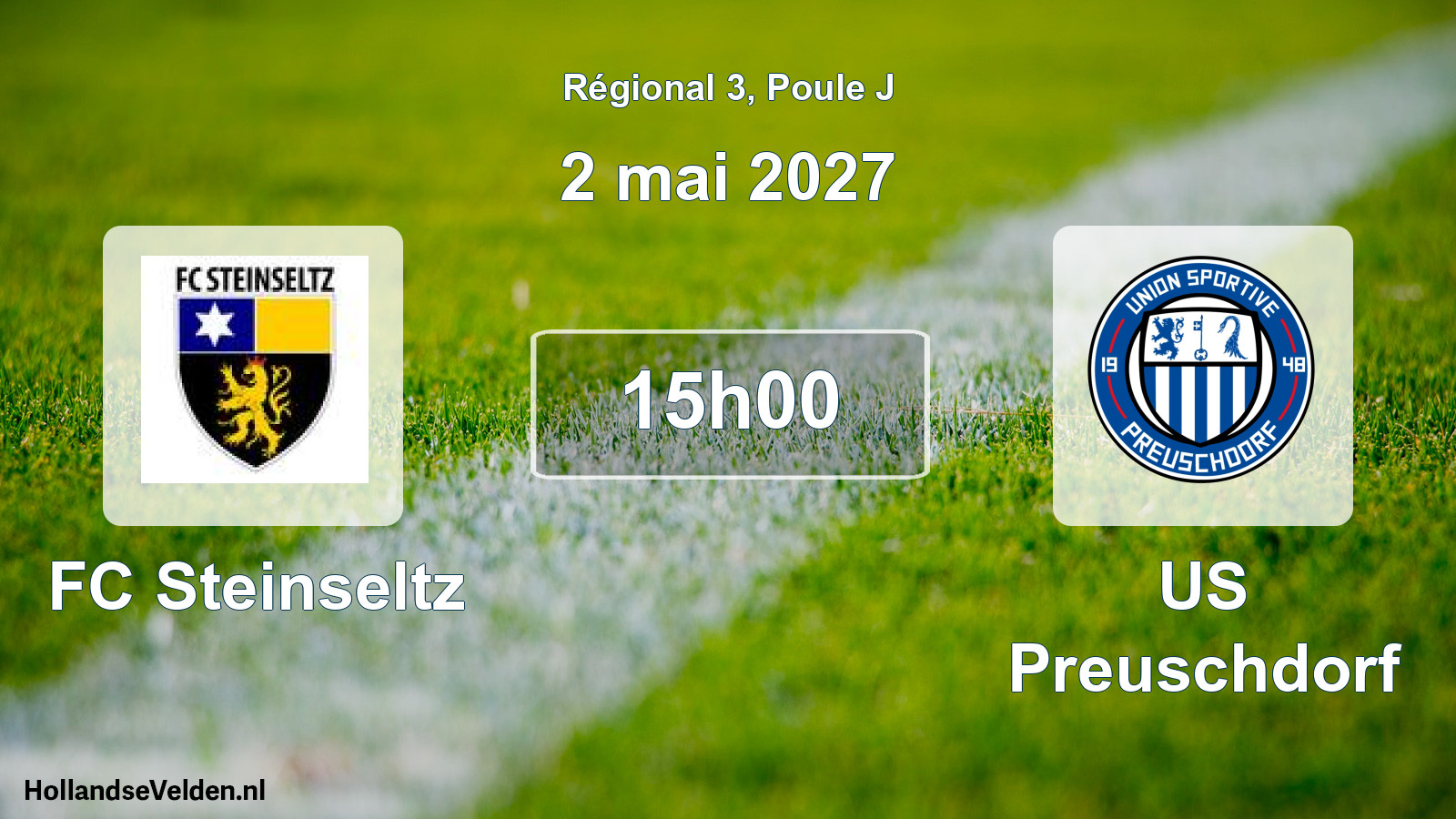 Match programmé: FC Steinseltz - US Preuschdorf (2 mai 2027)