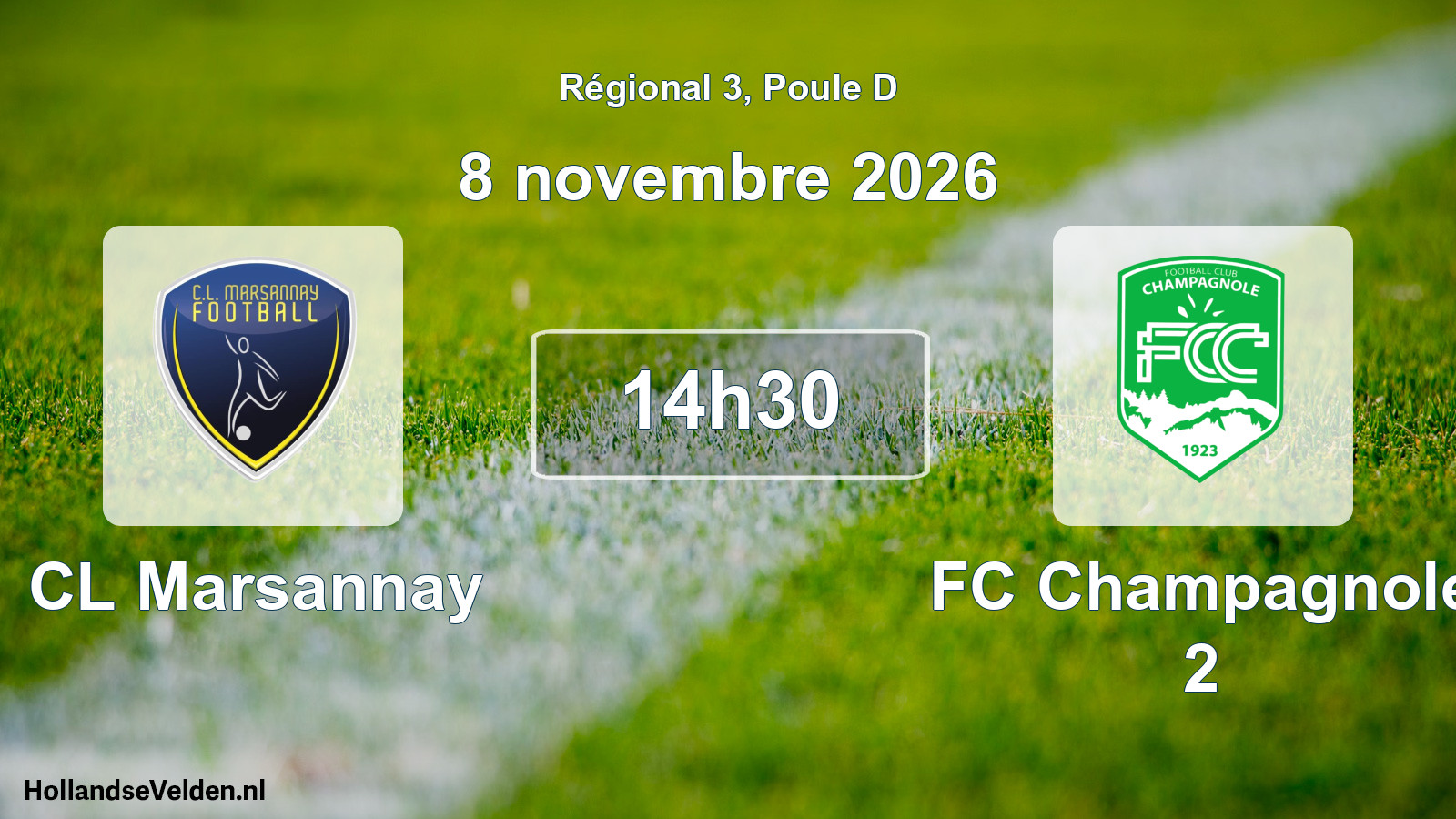 Scheduled Match: CL Marsannay - FC Champagnole 2 (8 November 2026)