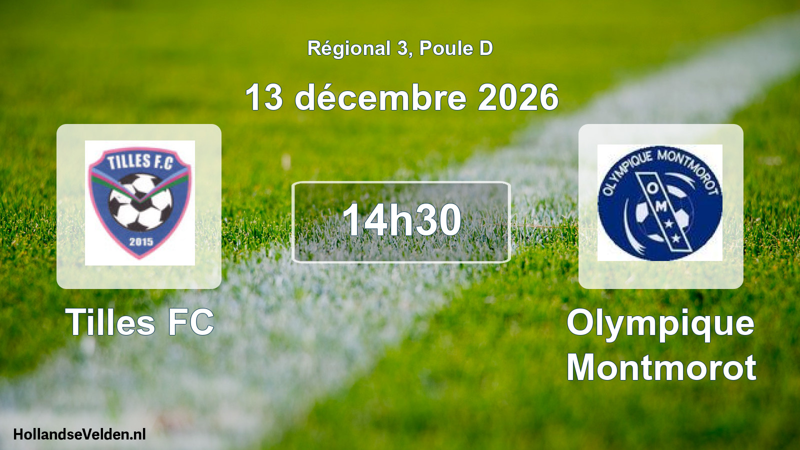 Scheduled Match: Tilles FC - Olympique Montmorot (13 December 2026)