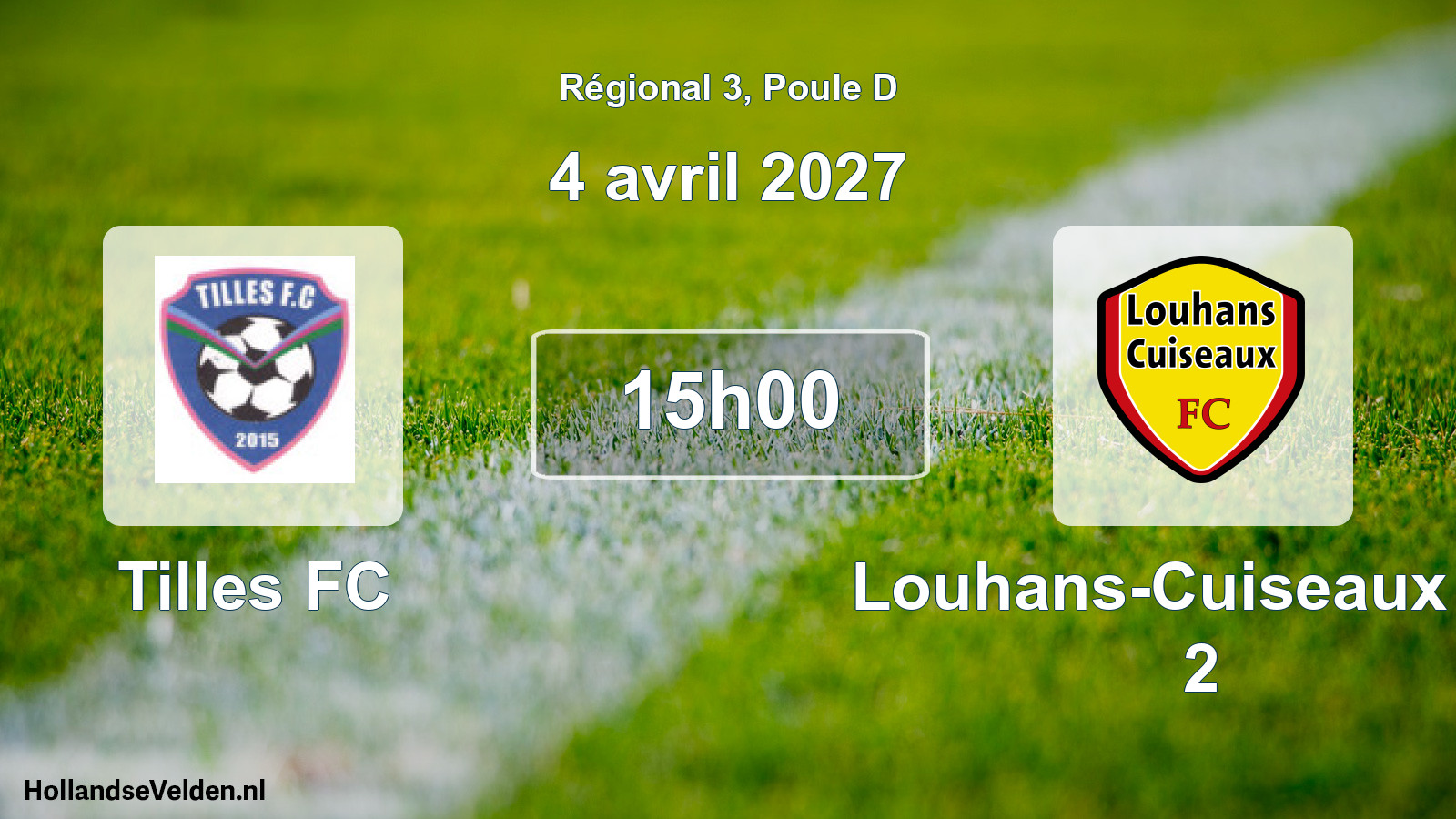 Scheduled Match: Tilles FC - Louhans-Cuiseaux FC 2 (4 April 2027)