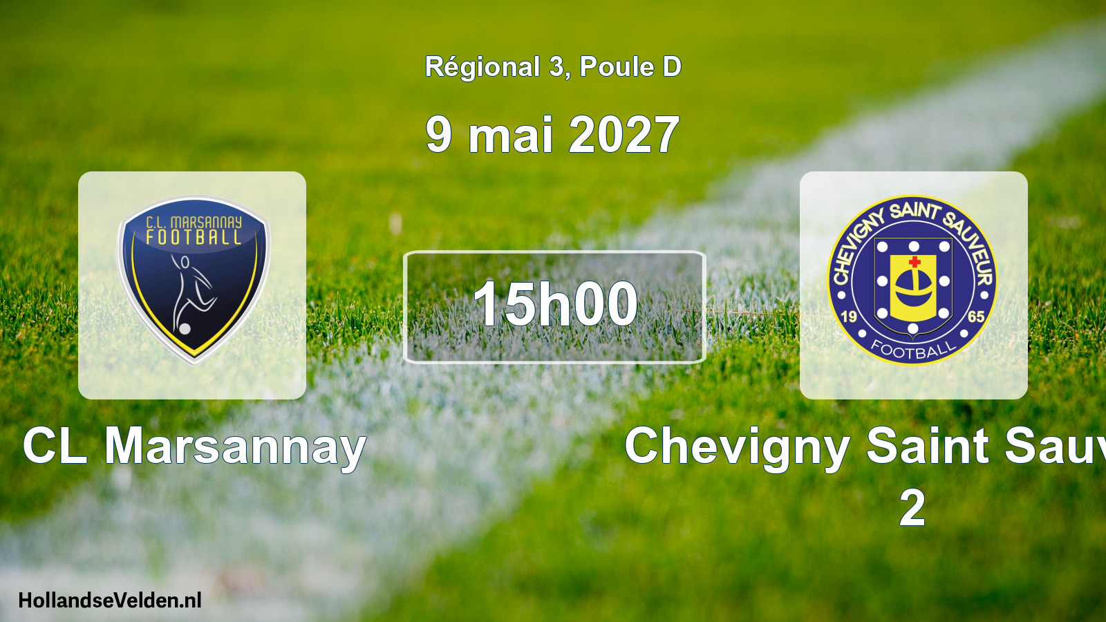 Scheduled Match: CL Marsannay - Chevigny Saint Sauveur 2 (9 May 2027)