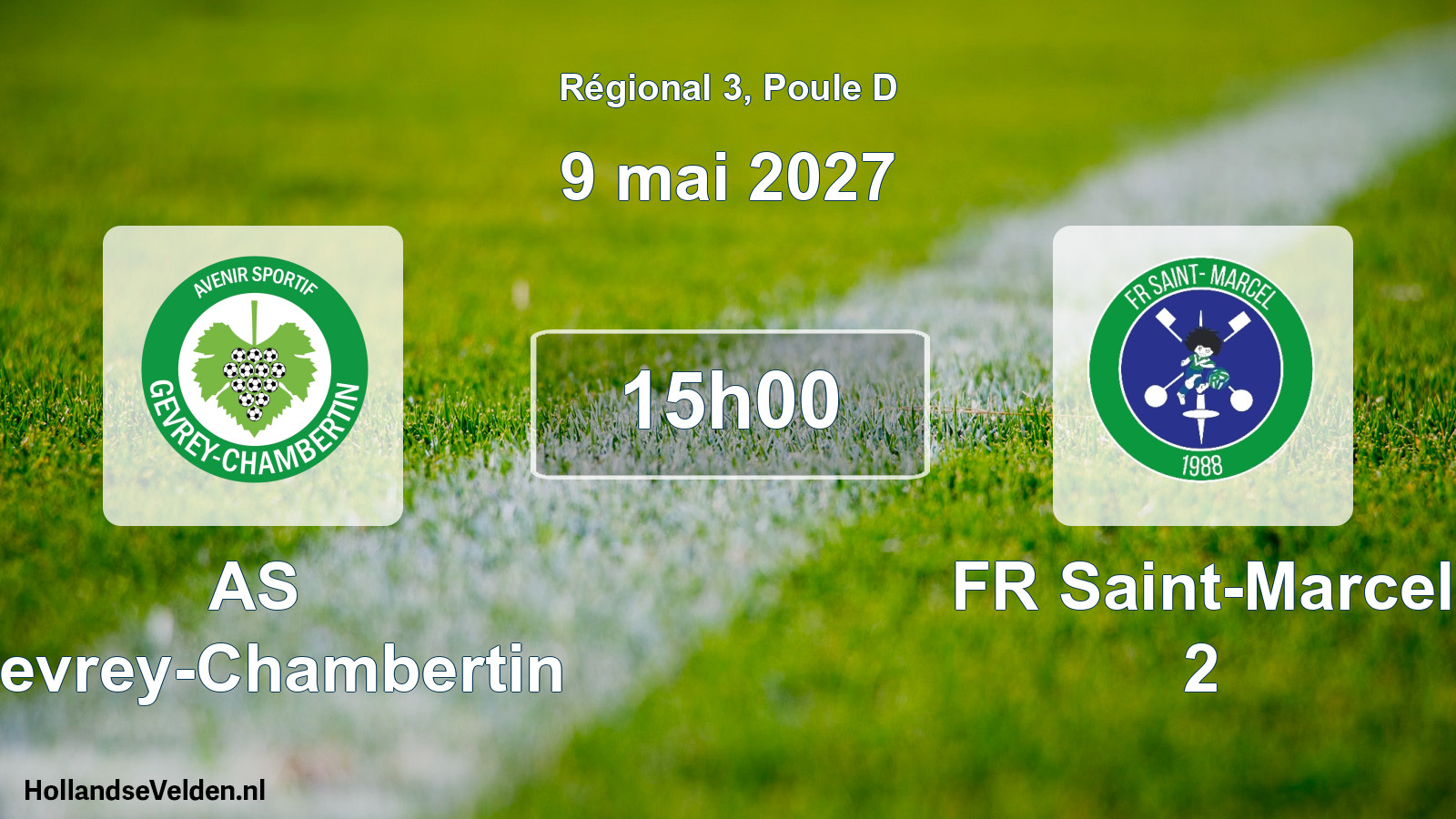 Scheduled Match: AS Gevrey-Chambertin - FR Saint-Marcel 2 (9 May 2027)