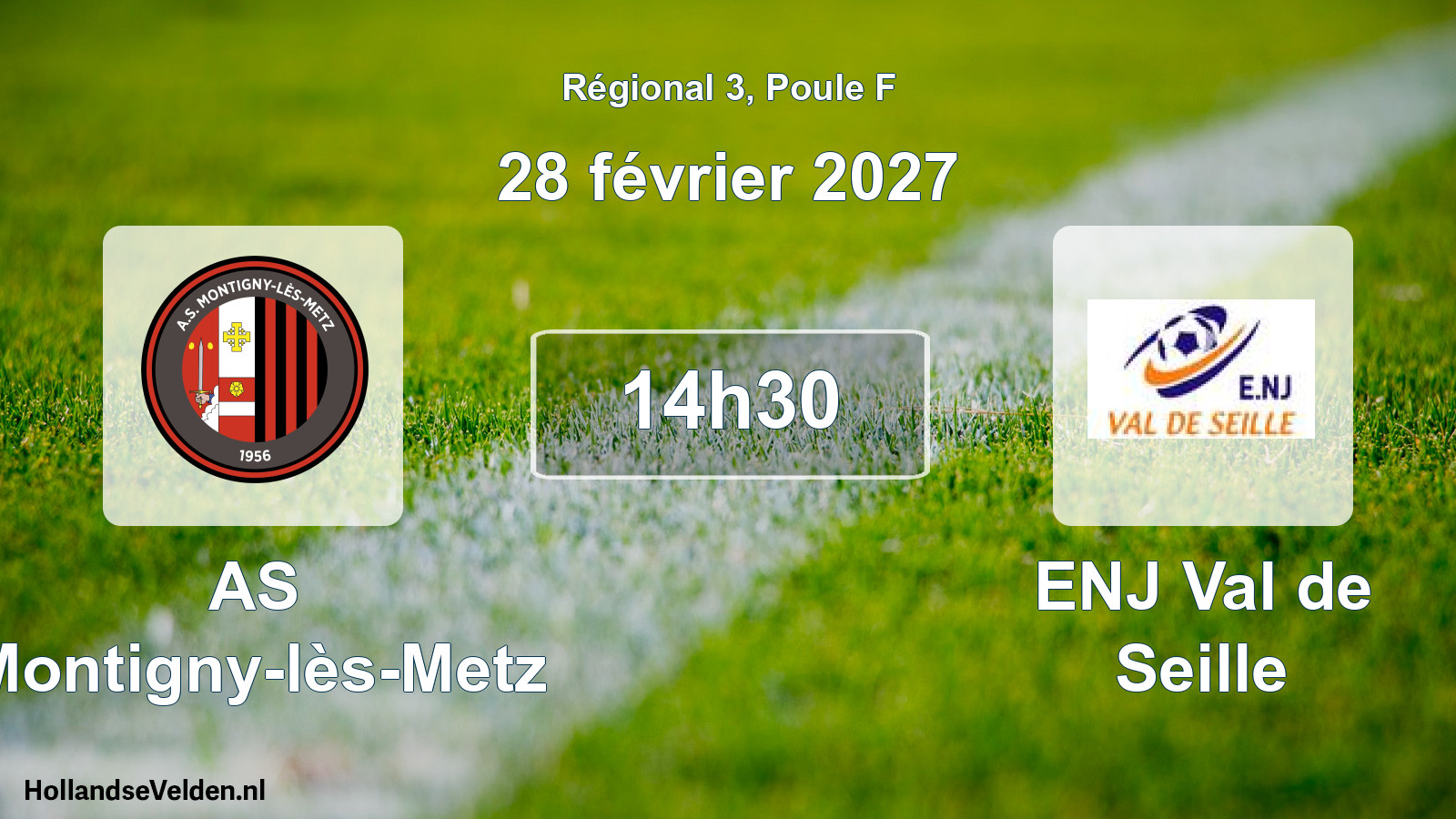 Scheduled Match: AS Montigny-lès-Metz - ENJ Val de Seille (28 February 2027)