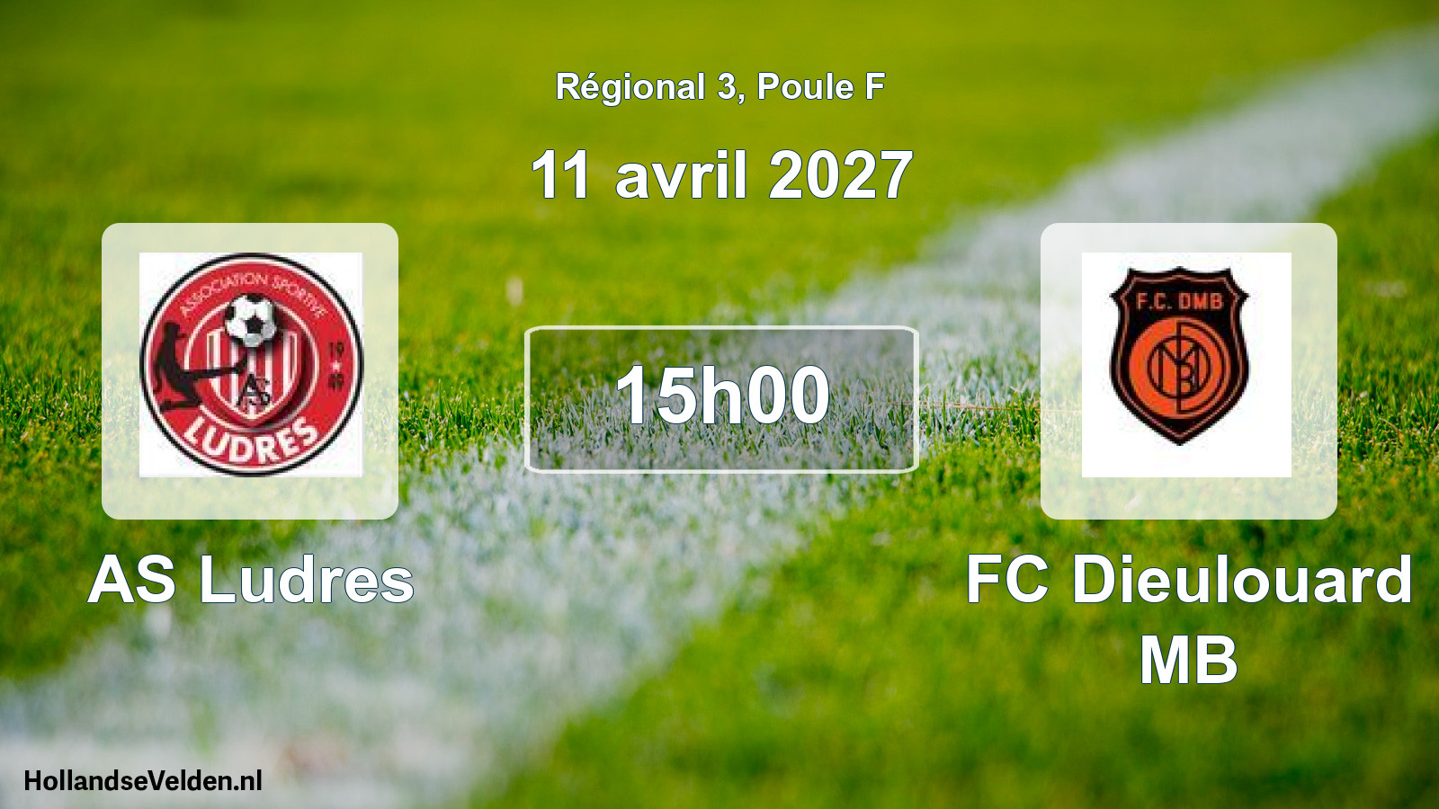 Scheduled Match: AS Ludres - FC Dieulouard MB (11 April 2027)