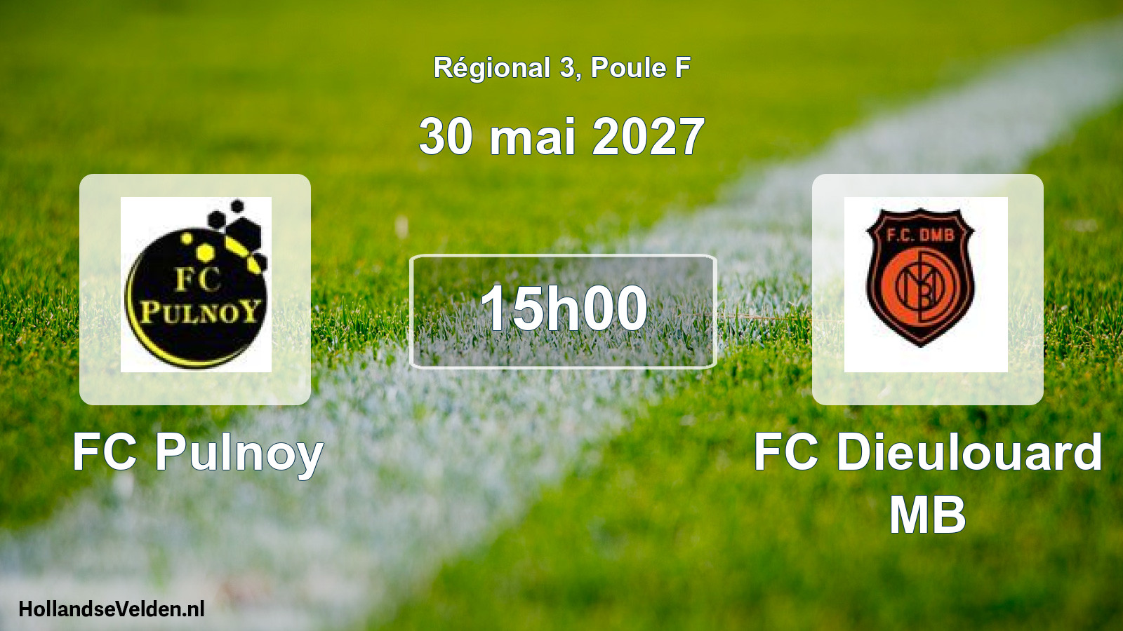 Scheduled Match: FC Pulnoy - FC Dieulouard MB (30 May 2027)
