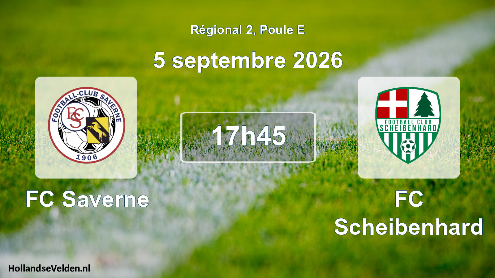 Scheduled Match: FC Saverne - FC Scheibenhard (5 September 2026)