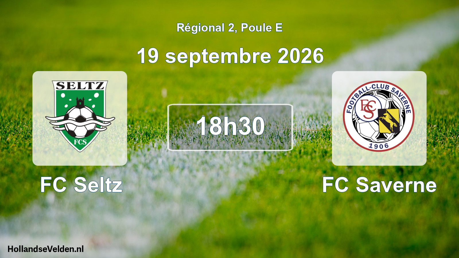 Scheduled Match: FC Seltz - FC Saverne (19 September 2026)