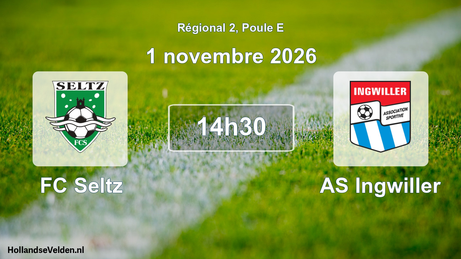 Scheduled Match: FC Seltz - AS Ingwiller (1 November 2026)