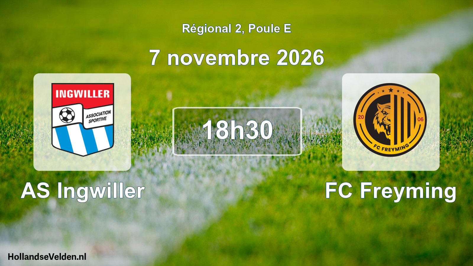 Scheduled Match: AS Ingwiller - FC Freyming (7 November 2026)