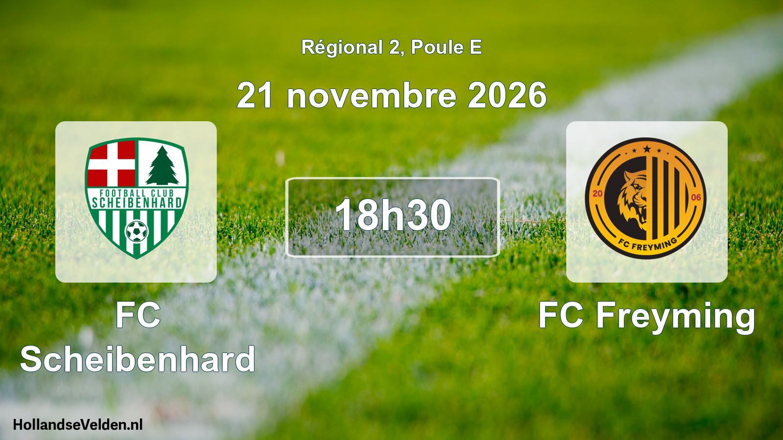 Scheduled Match: FC Scheibenhard - FC Freyming (21 November 2026)