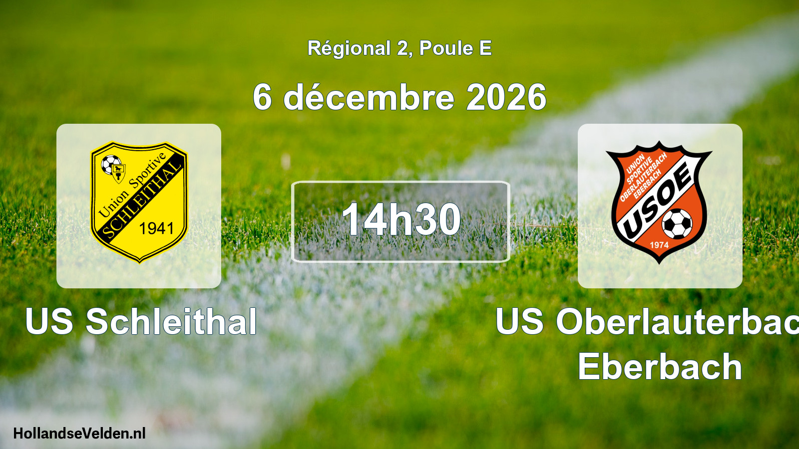 Scheduled Match: US Schleithal - US Oberlauterbach Eberbach (6 December 2026)