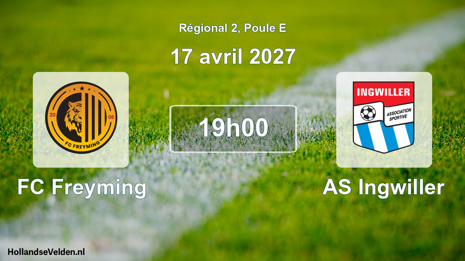 Scheduled Match: FC Freyming - AS Ingwiller (17 April 2027)