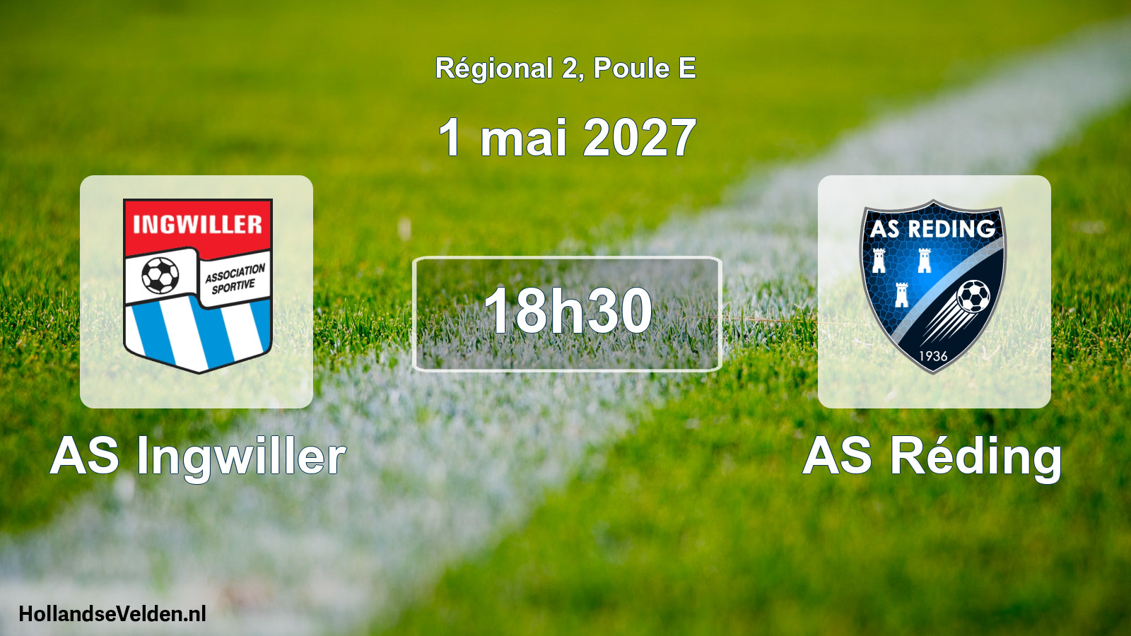 Scheduled Match: AS Ingwiller - AS Réding (1 May 2027)
