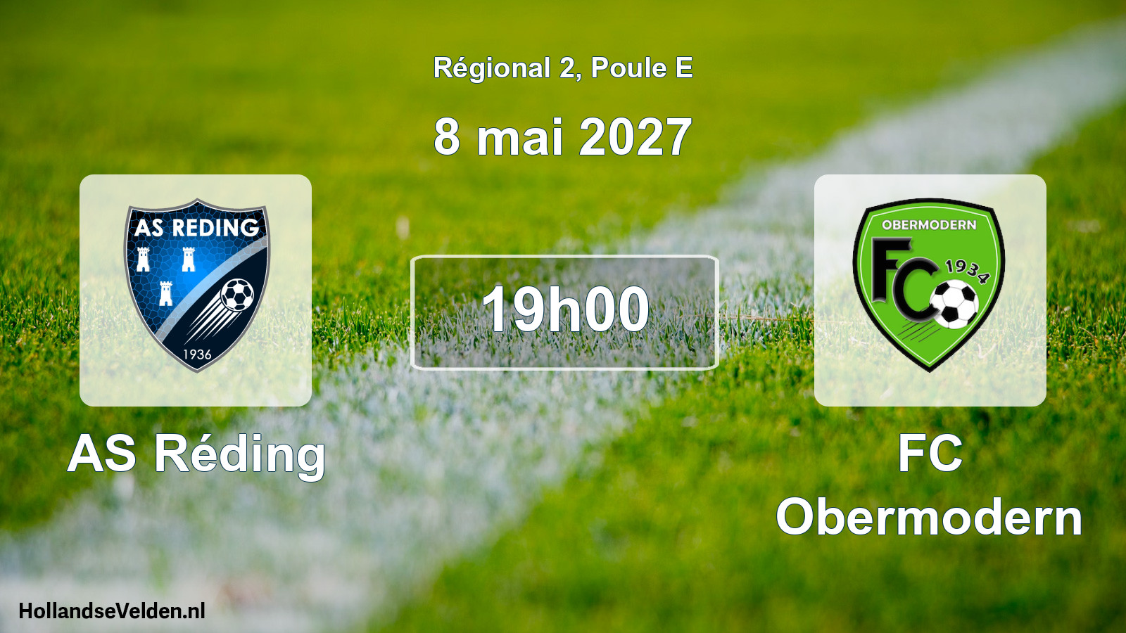 Scheduled Match: AS Réding - FC Obermodern (8 May 2027)