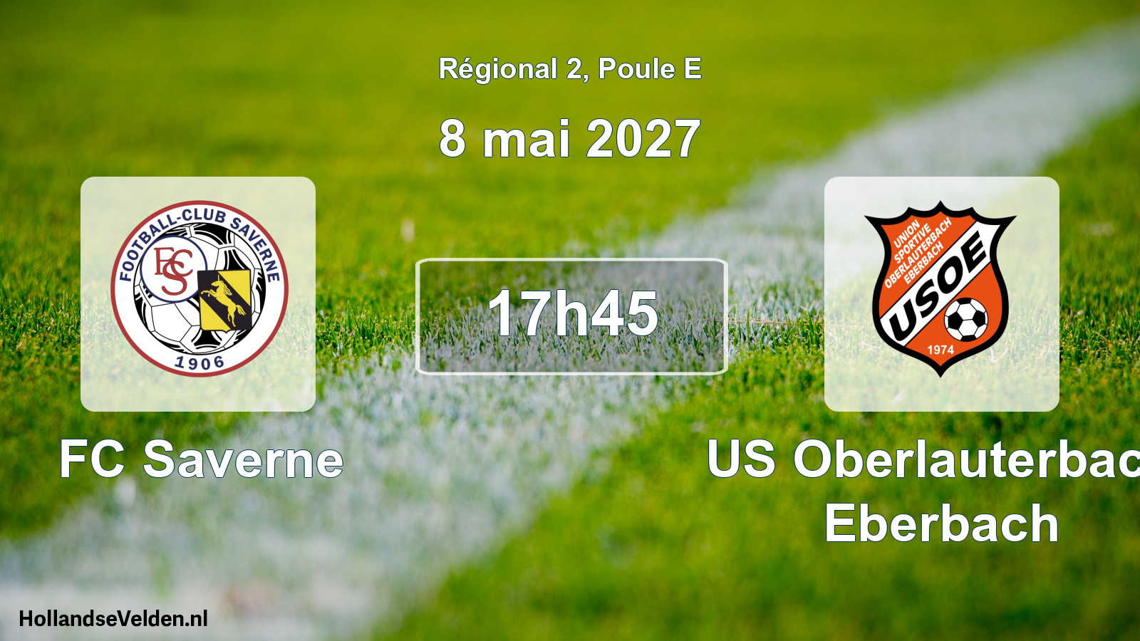 Scheduled Match: FC Saverne - US Oberlauterbach Eberbach (8 May 2027)