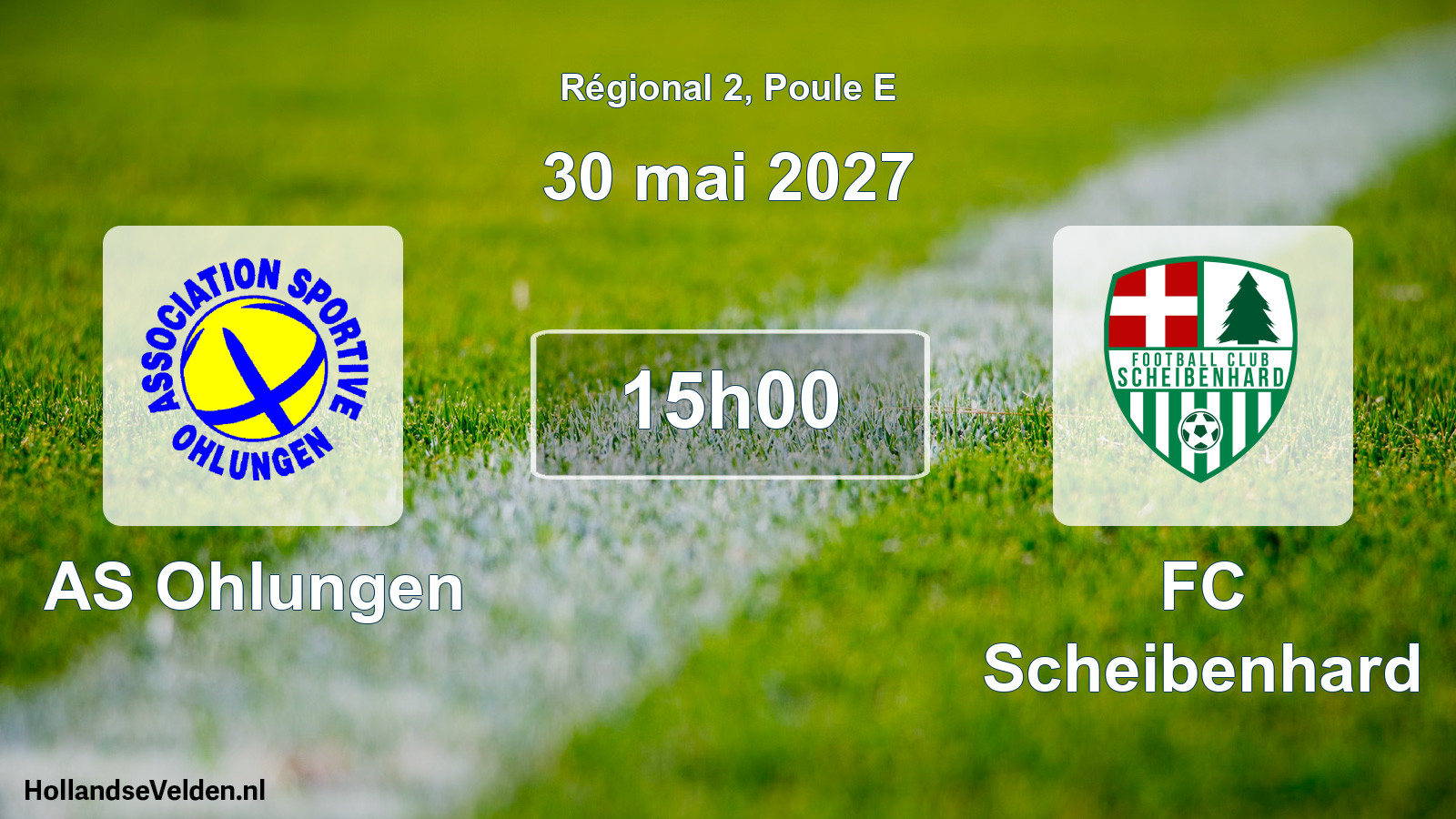 Scheduled Match: AS Ohlungen - FC Scheibenhard (30 May 2027)