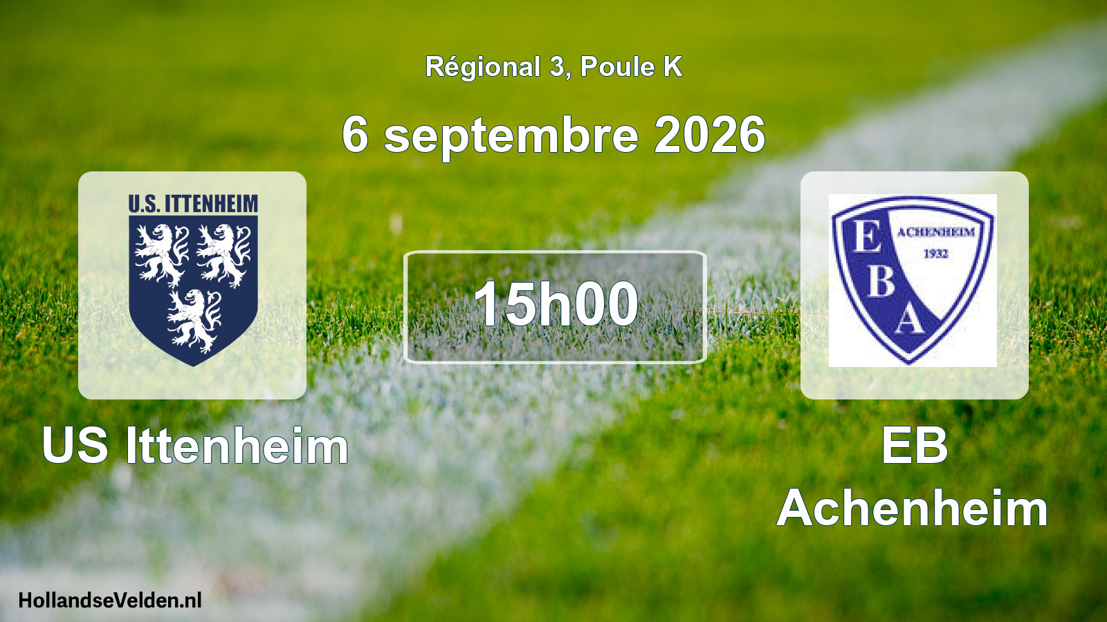 Scheduled Match: US Ittenheim - EB Achenheim (6 September 2026)