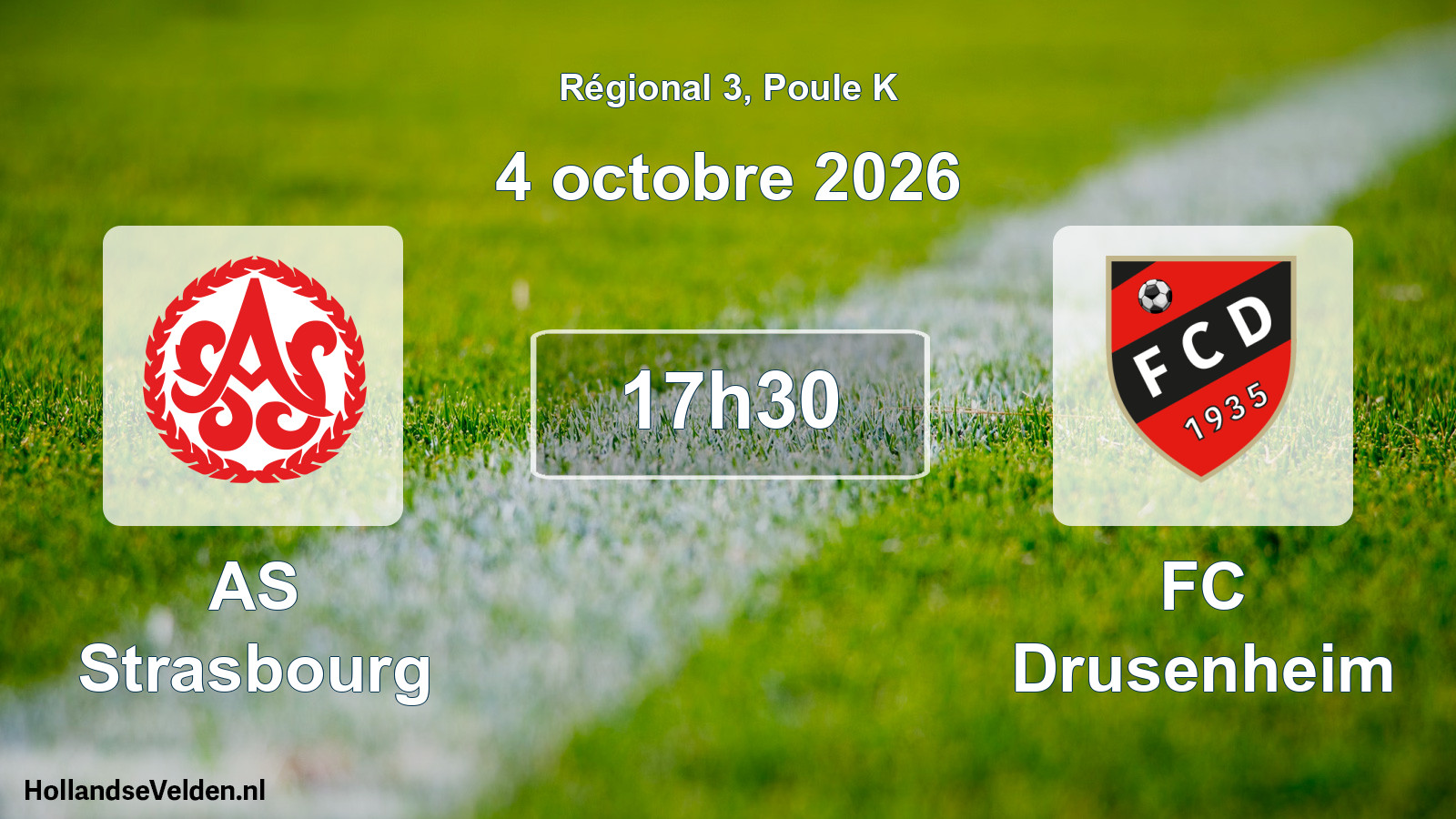 Scheduled Match: AS Strasbourg - FC Drusenheim (4 October 2026)