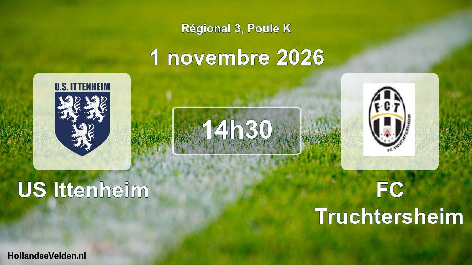 Match programmé: US Ittenheim - FC Truchtersheim (1 novembre 2026)