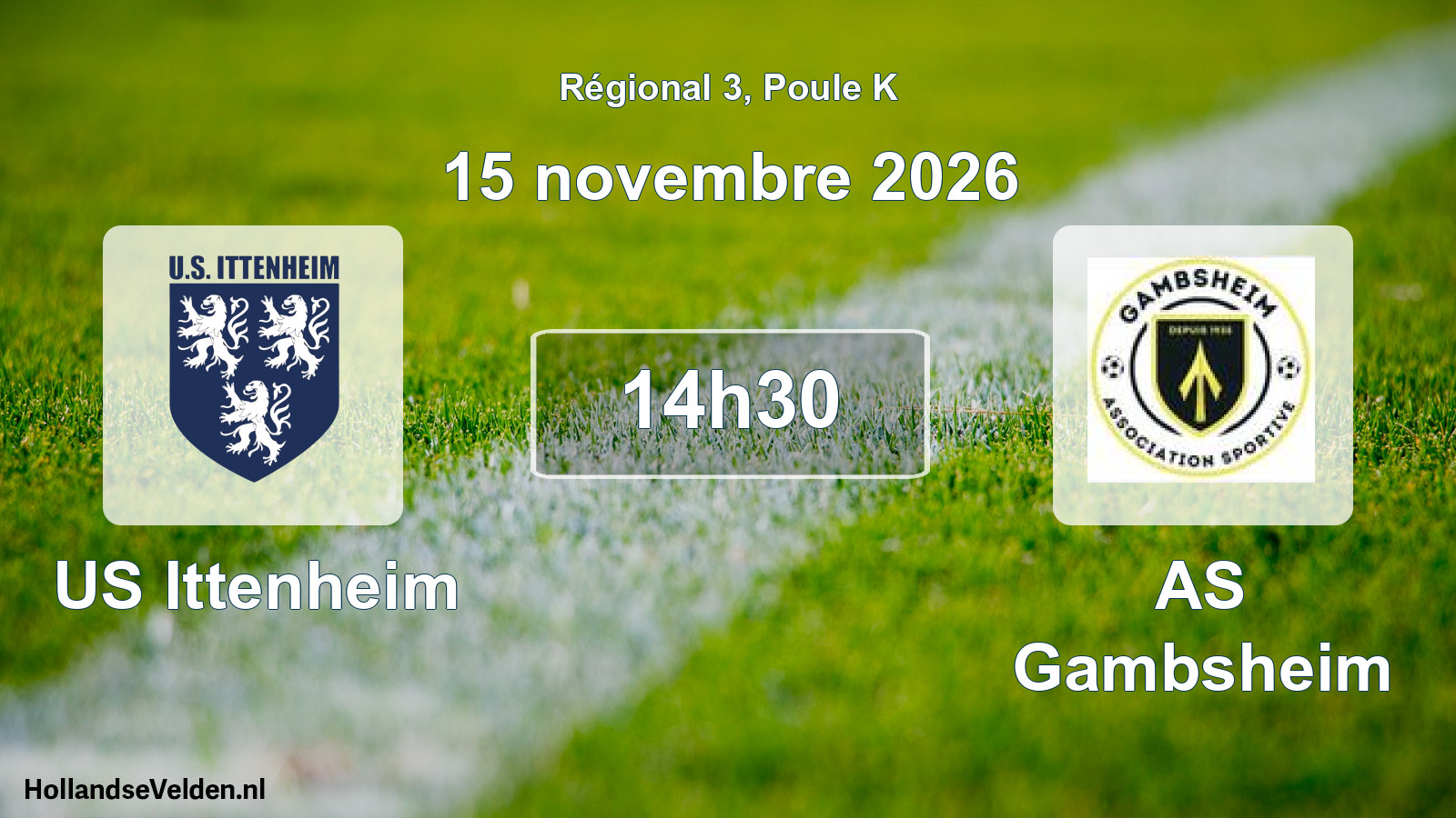 Scheduled Match: US Ittenheim - AS Gambsheim (15 November 2026)