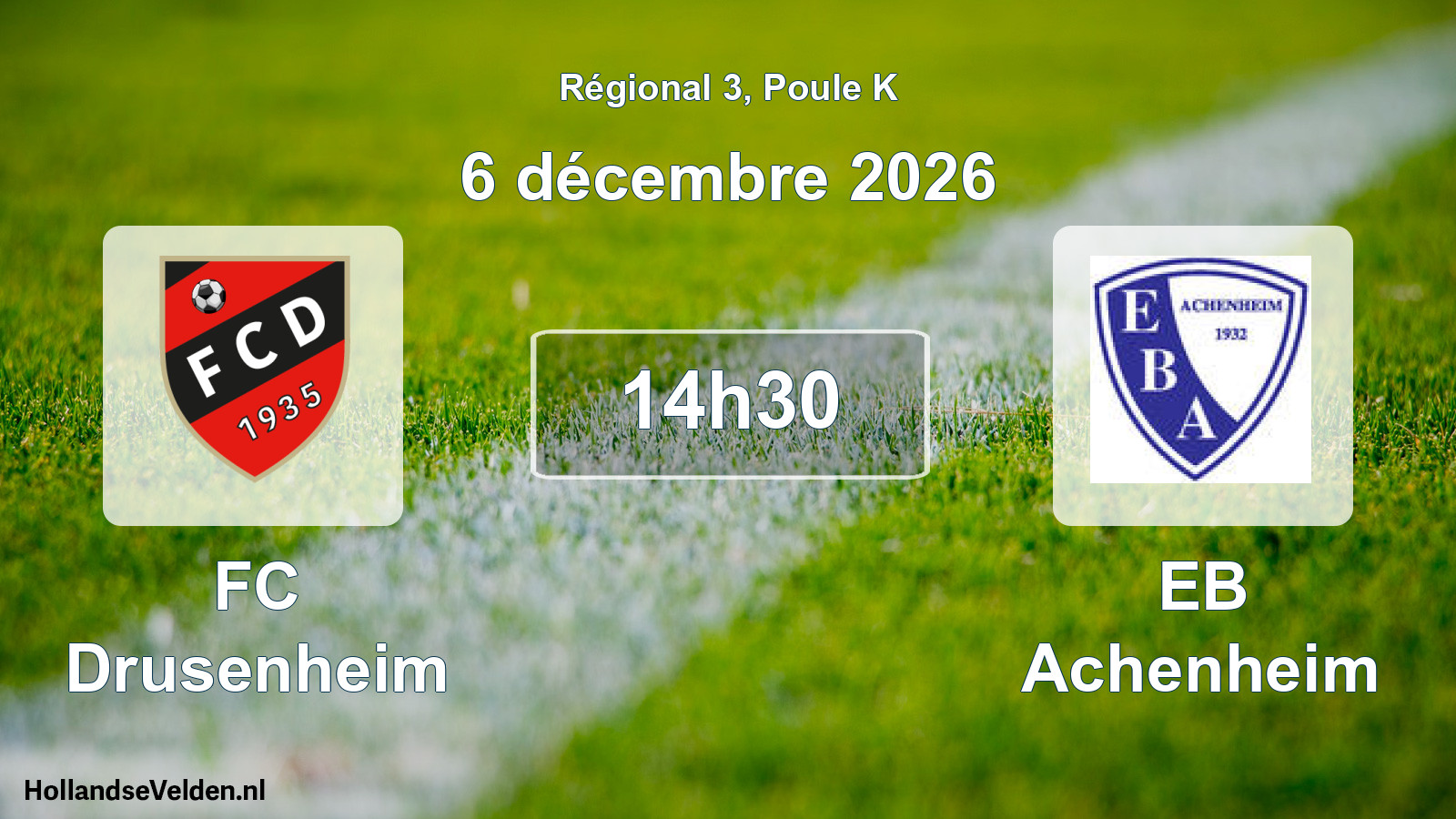 Scheduled Match: FC Drusenheim - EB Achenheim (6 December 2026)