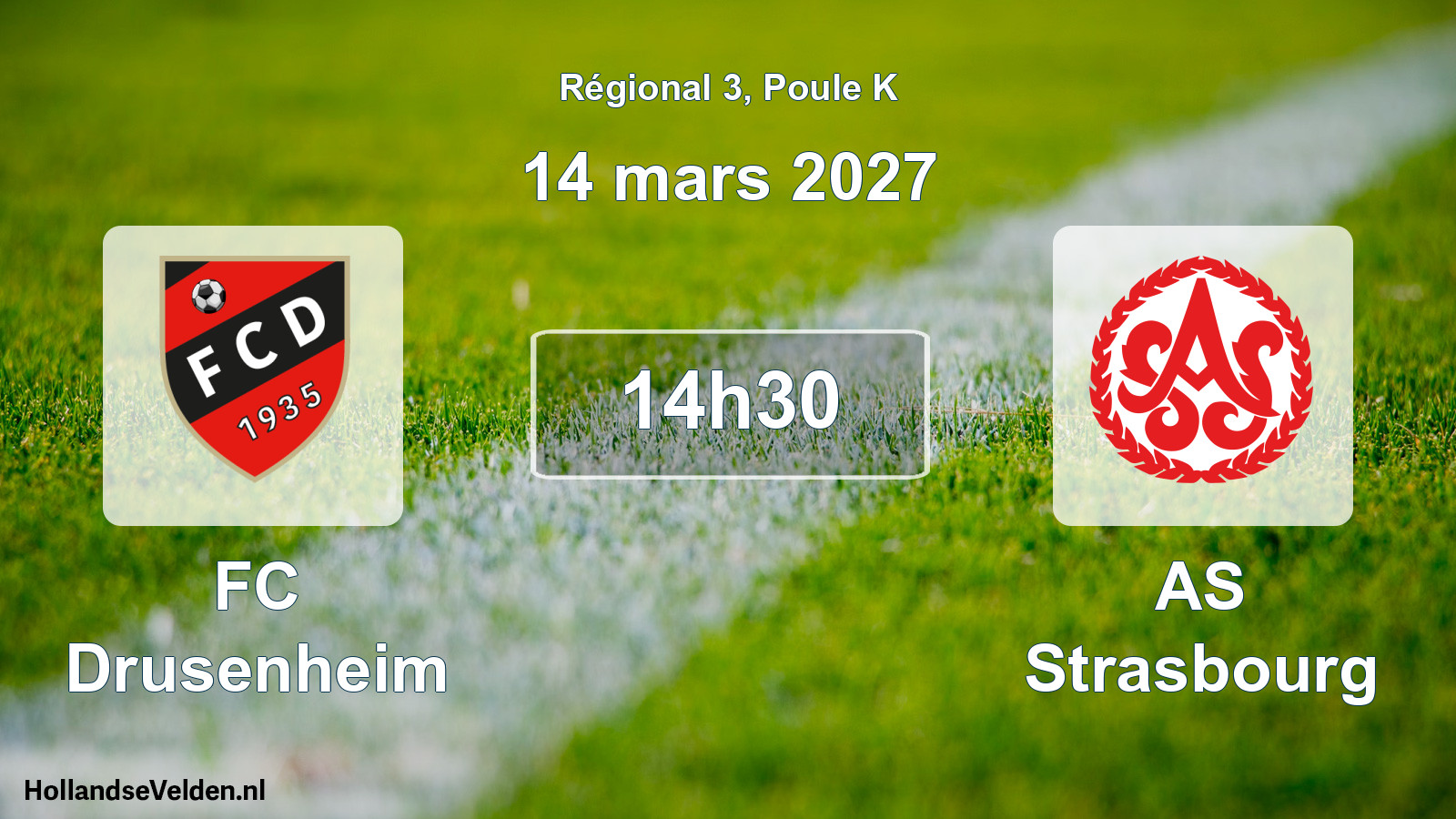 Scheduled Match: FC Drusenheim - AS Strasbourg (14 March 2027)