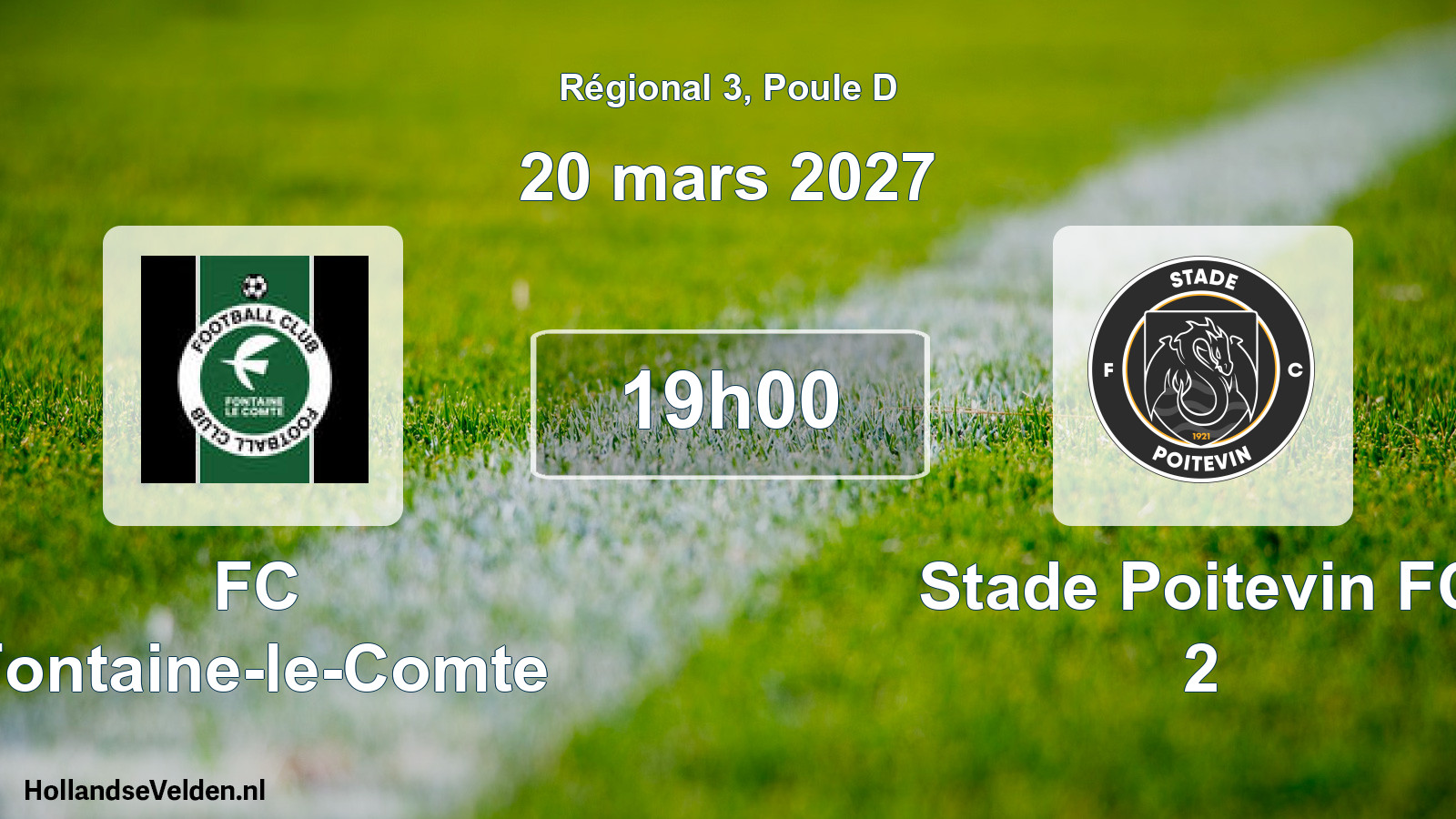Scheduled Match: FC Fontaine-le-Comte - Stade Poitevin FC 2 (20 March 2027)