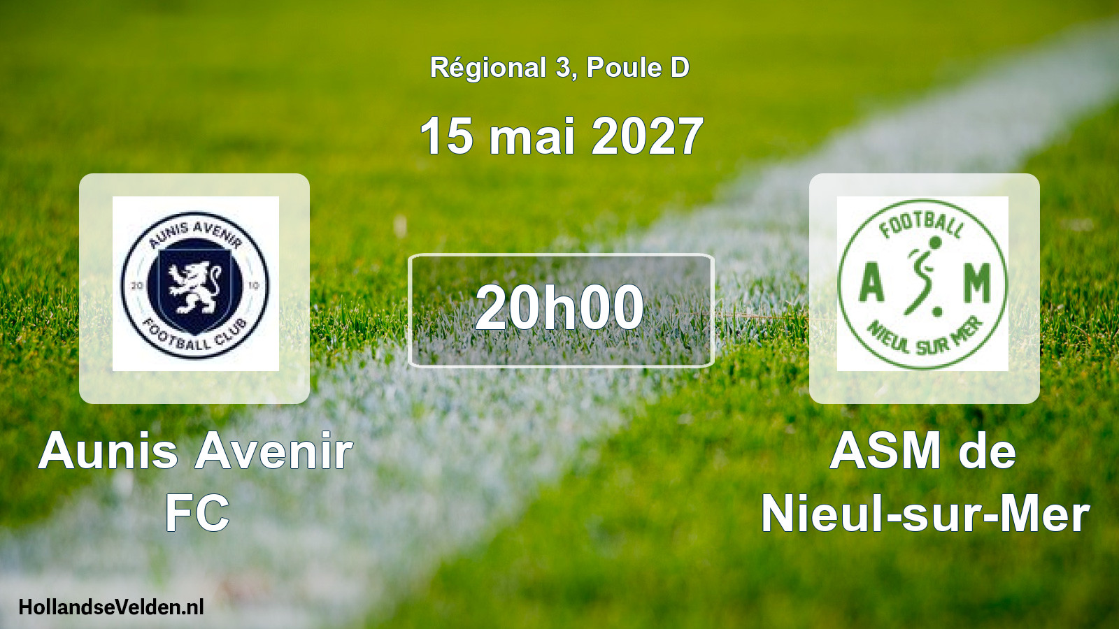 Scheduled Match: Aunis Avenir FC - ASM de Nieul-sur-Mer (15 May 2027)