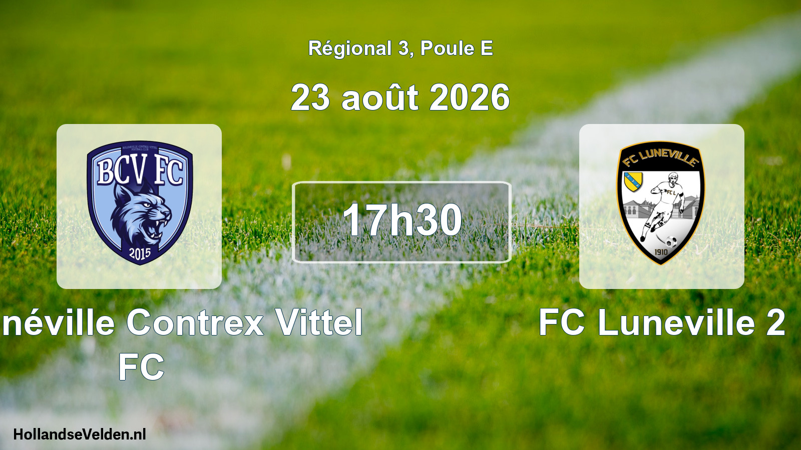 Scheduled Match: Bulgnéville Contrex Vittel FC - FC Luneville 2 (23 August 2026)