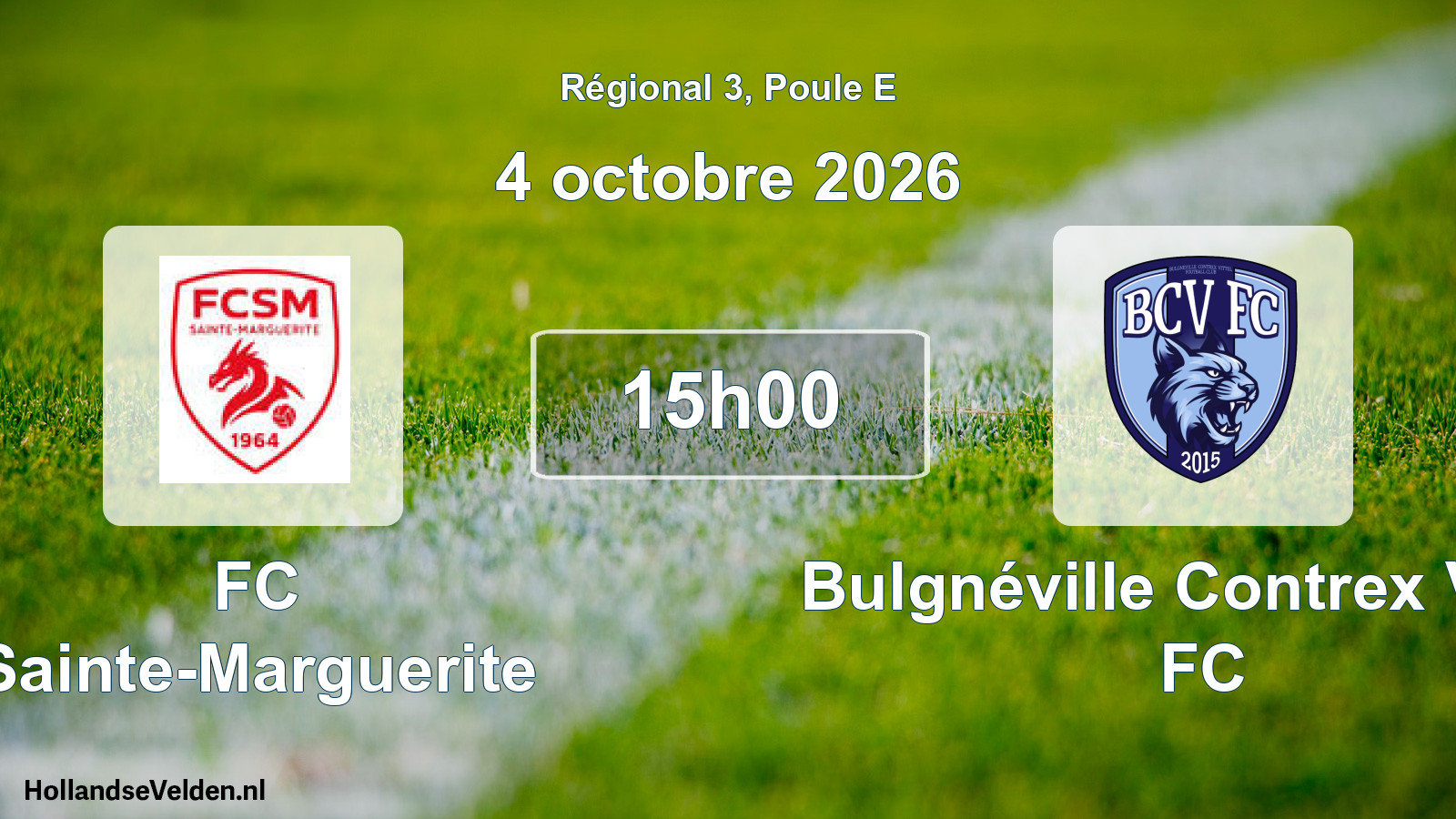 Scheduled Match: FC Sainte-Marguerite - Bulgnéville Contrex Vittel FC (4 October 2026)