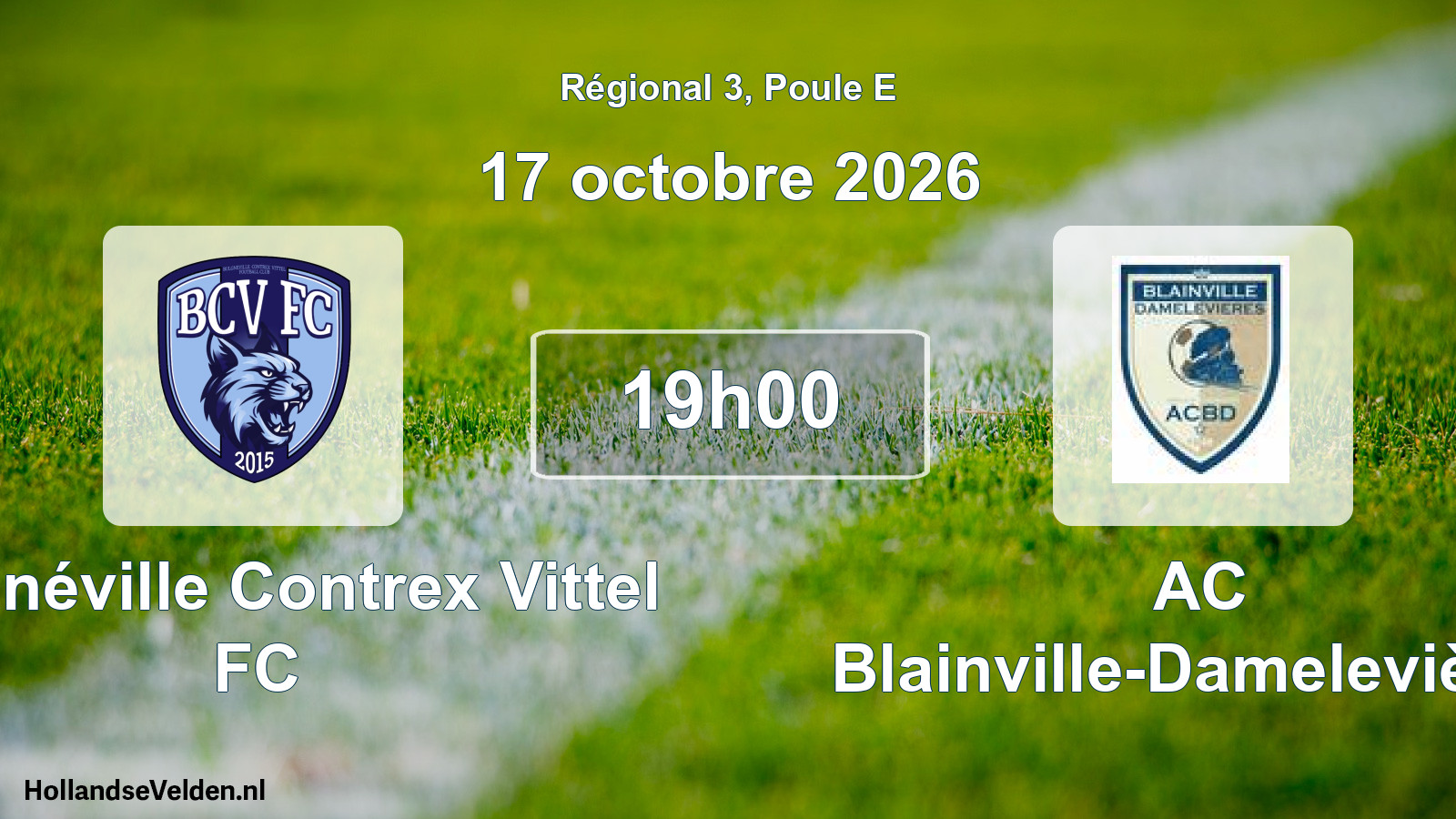 Scheduled Match: Bulgnéville Contrex Vittel FC - AC Blainville-Damelevières (17 October 2026)
