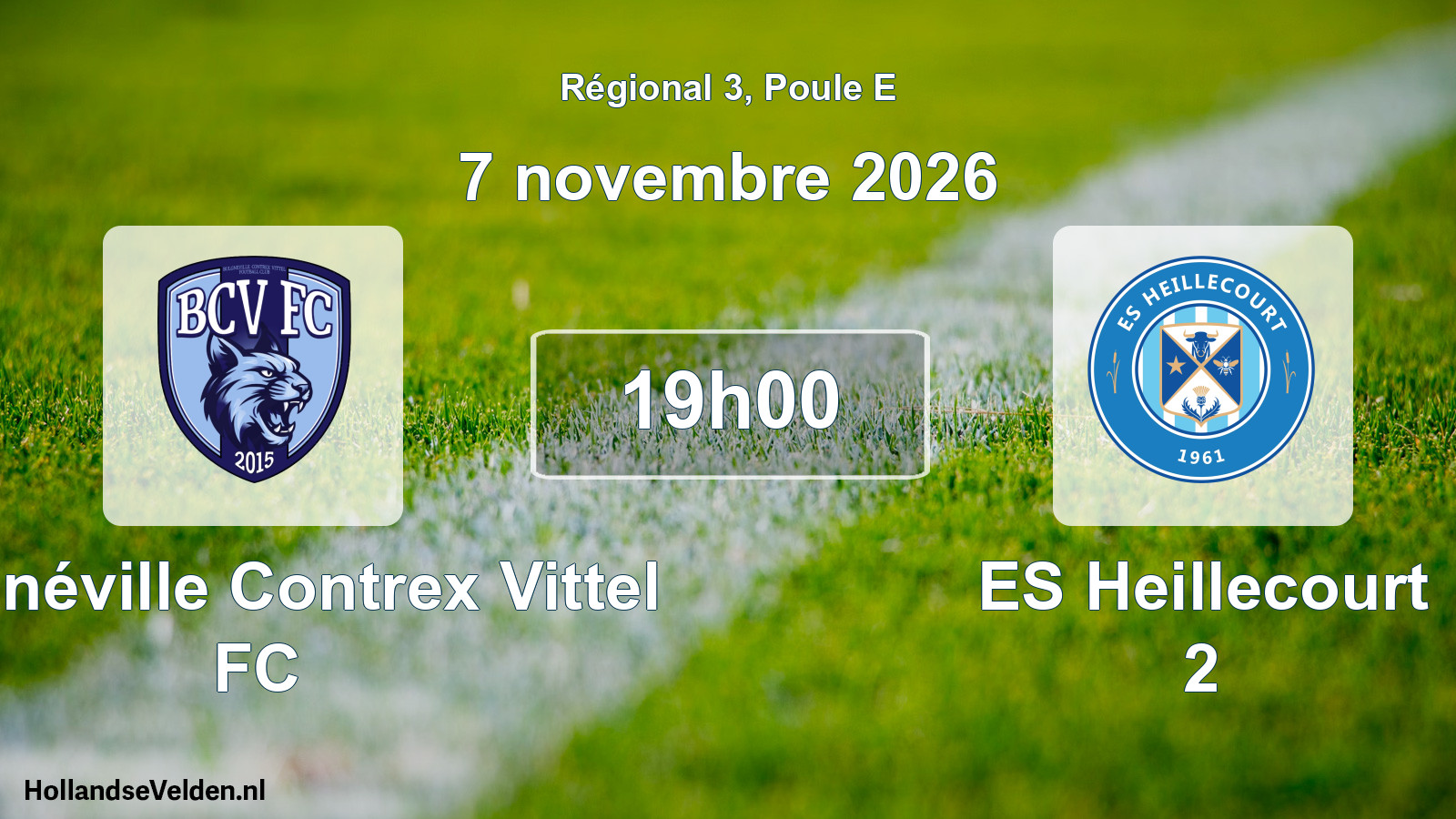 Scheduled Match: Bulgnéville Contrex Vittel FC - ES Heillecourt 2 (7 November 2026)