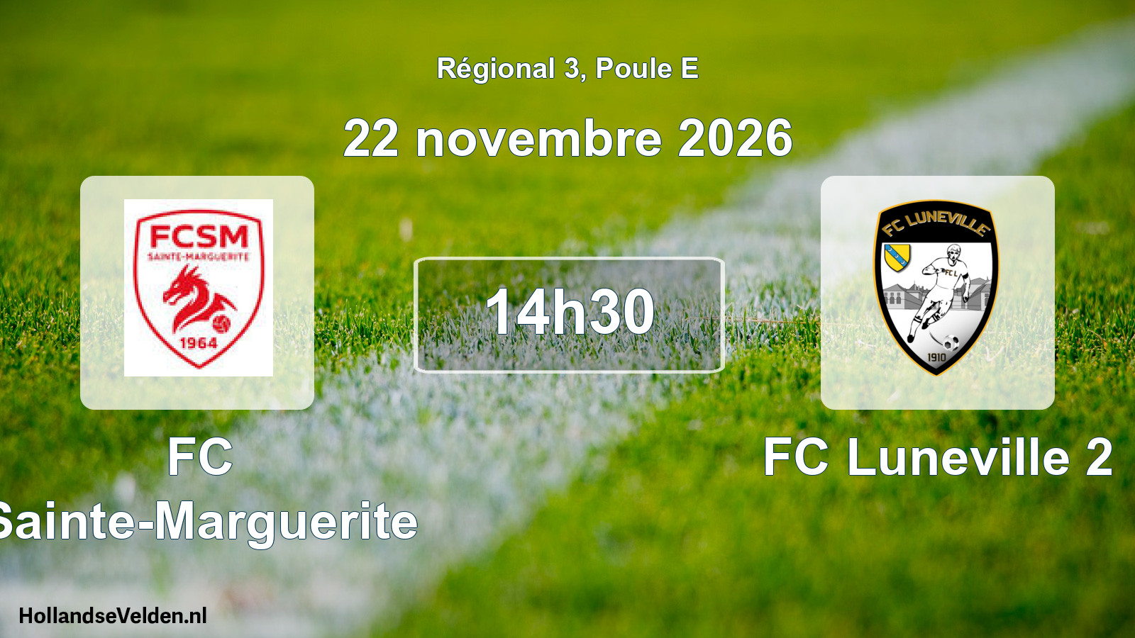 Scheduled Match: FC Sainte-Marguerite - FC Luneville 2 (22 November 2026)