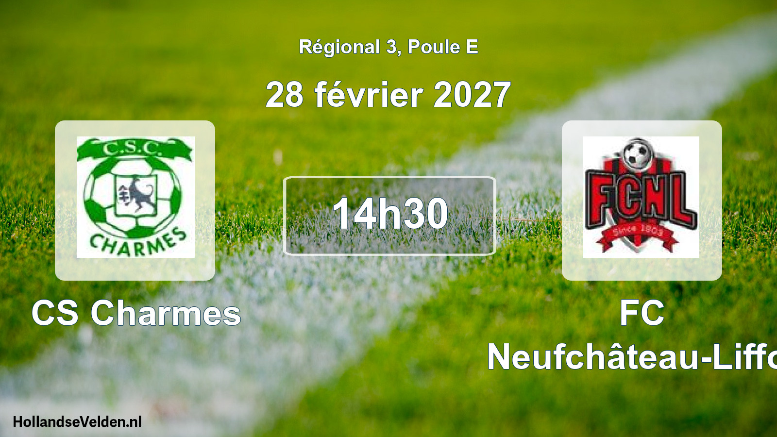 Scheduled Match: CS Charmes - FC Neufchâteau-Liffol (28 February 2027)