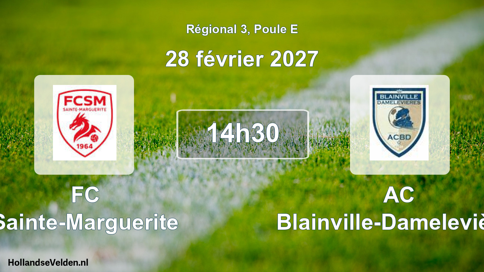 Scheduled Match: FC Sainte-Marguerite - AC Blainville-Damelevières (28 February 2027)