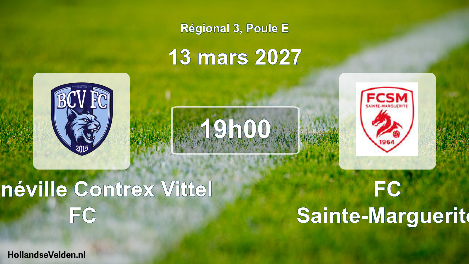 Scheduled Match: Bulgnéville Contrex Vittel FC - FC Sainte-Marguerite (13 March 2027)