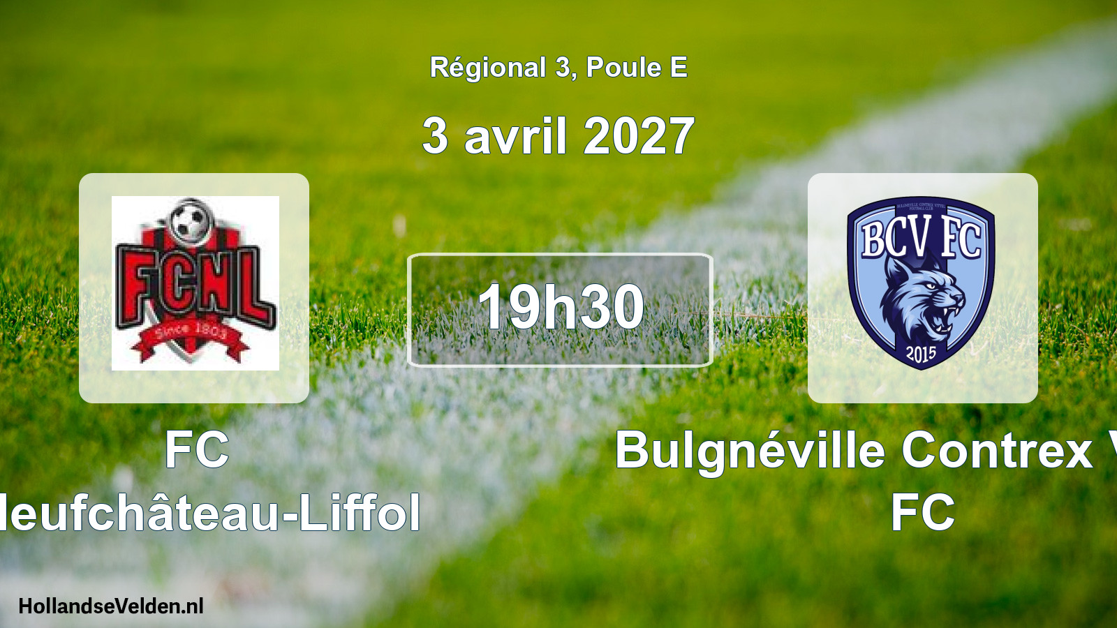 Scheduled Match: FC Neufchâteau-Liffol - Bulgnéville Contrex Vittel FC (3 April 2027)