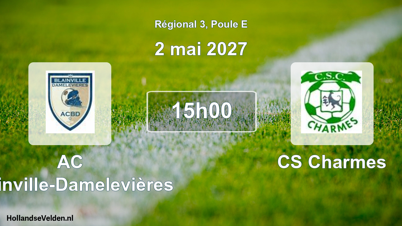 Scheduled Match: AC Blainville-Damelevières - CS Charmes (2 May 2027)