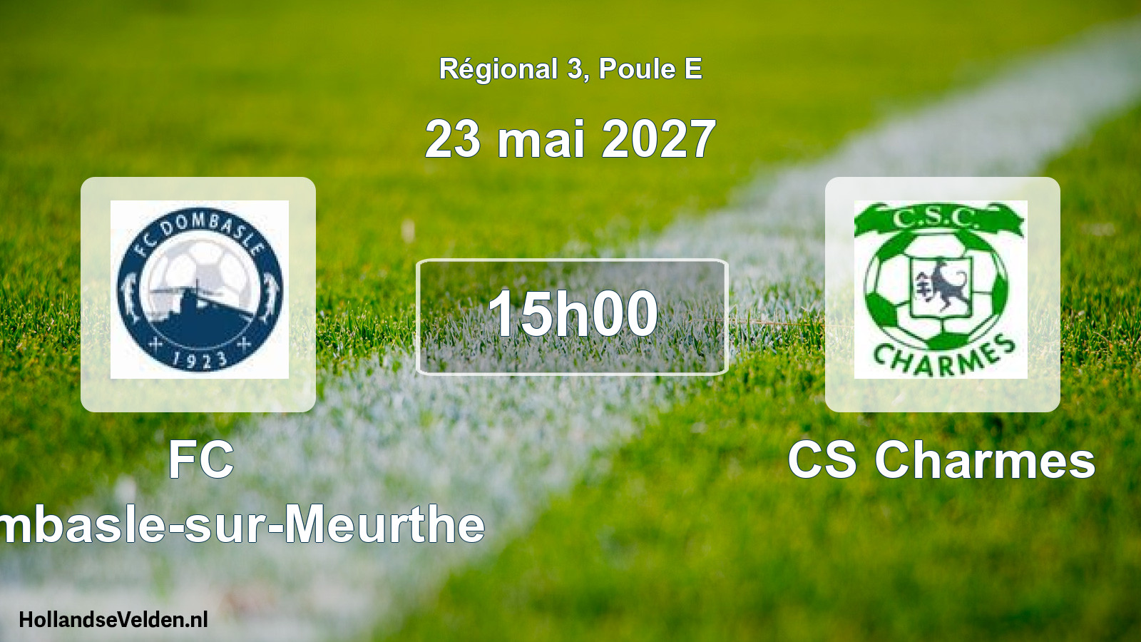 Scheduled Match: FC Dombasle-sur-Meurthe - CS Charmes (23 May 2027)