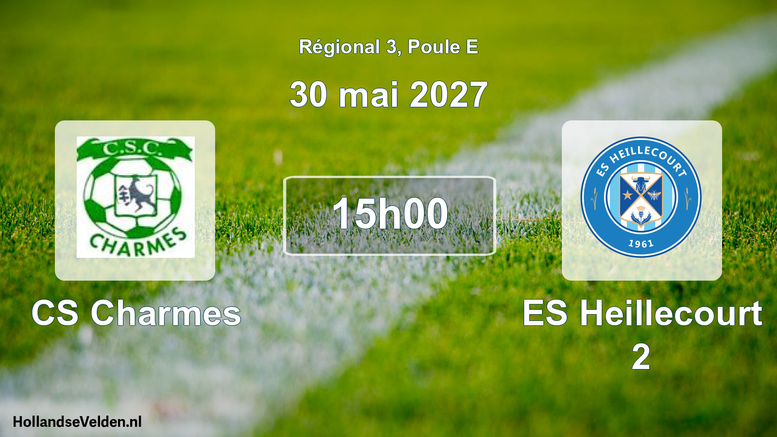 Scheduled Match: CS Charmes - ES Heillecourt 2 (30 May 2027)