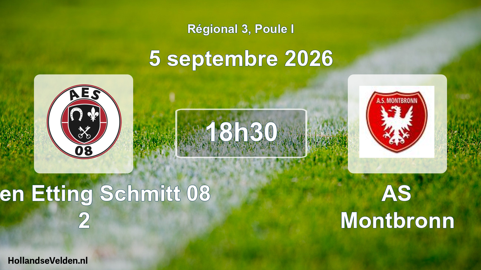 Scheduled Match: Achen Etting Schmitt 08 2 - AS Montbronn (5 September 2026)