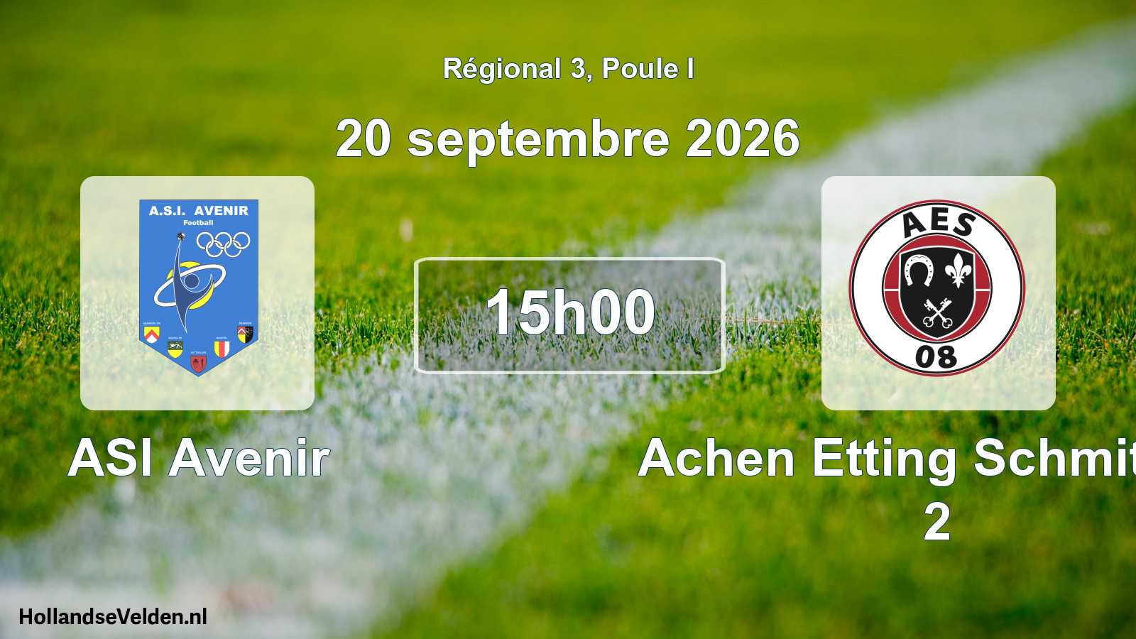 Scheduled Match: ASI Avenir - Achen Etting Schmitt 08 2 (20 September 2026)