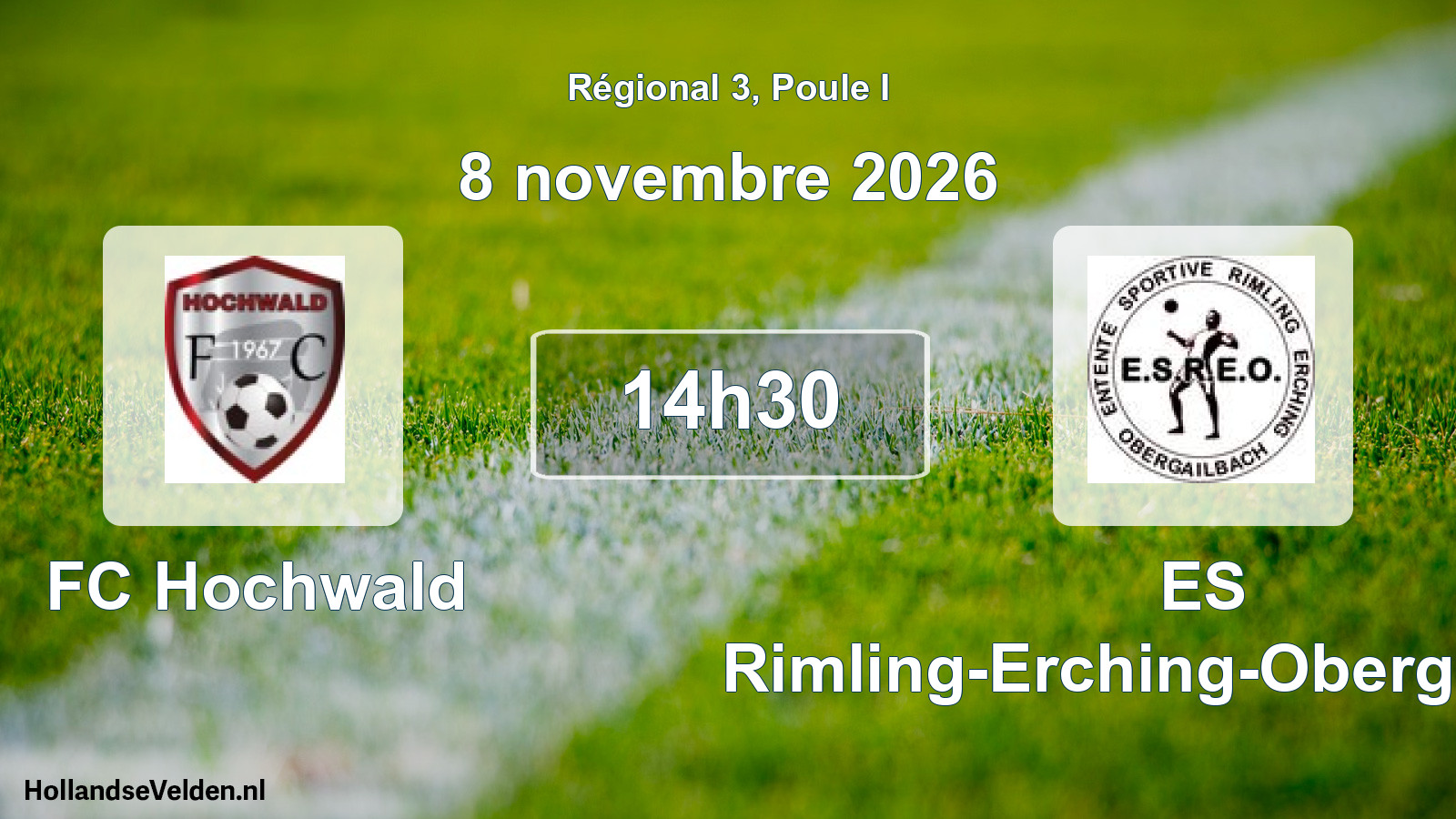 Scheduled Match: FC Hochwald - ES Rimling-Erching-Obergailbach (8 November 2026)