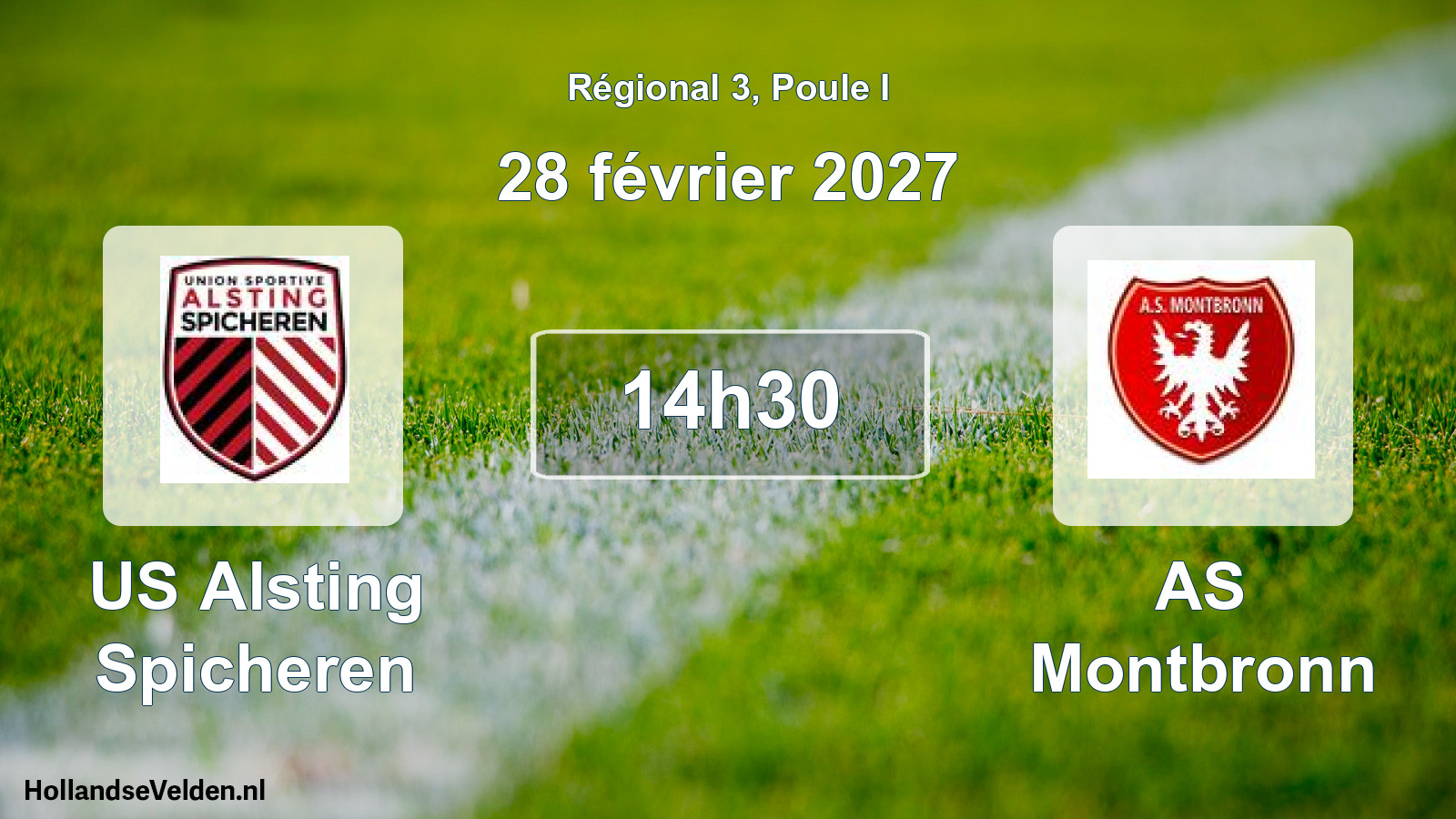 Scheduled Match: US Alsting Spicheren - AS Montbronn (28 February 2027)