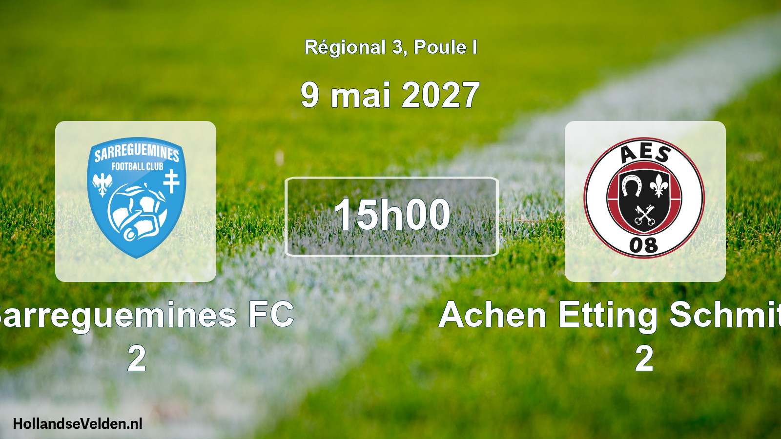Scheduled Match: Sarreguemines FC 2 - Achen Etting Schmitt 08 2 (9 May 2027)