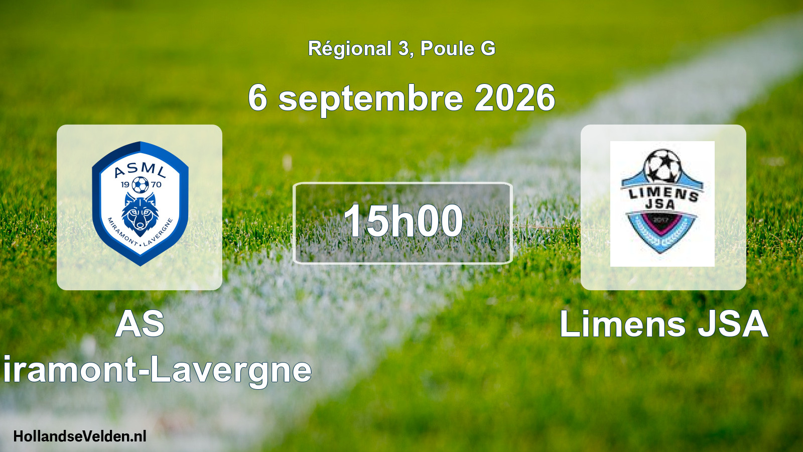 Scheduled Match: AS Miramont-Lavergne - Limens JSA (6 September 2026)