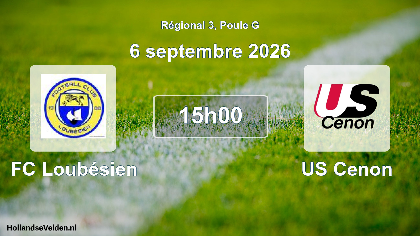 Scheduled Match: FC Loubésien - US Cenon (6 September 2026)