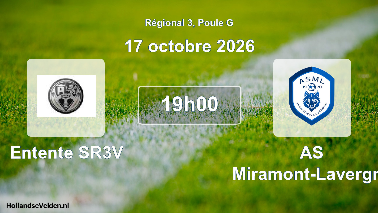 Scheduled Match: Entente SR3V - AS Miramont-Lavergne (17 October 2026)