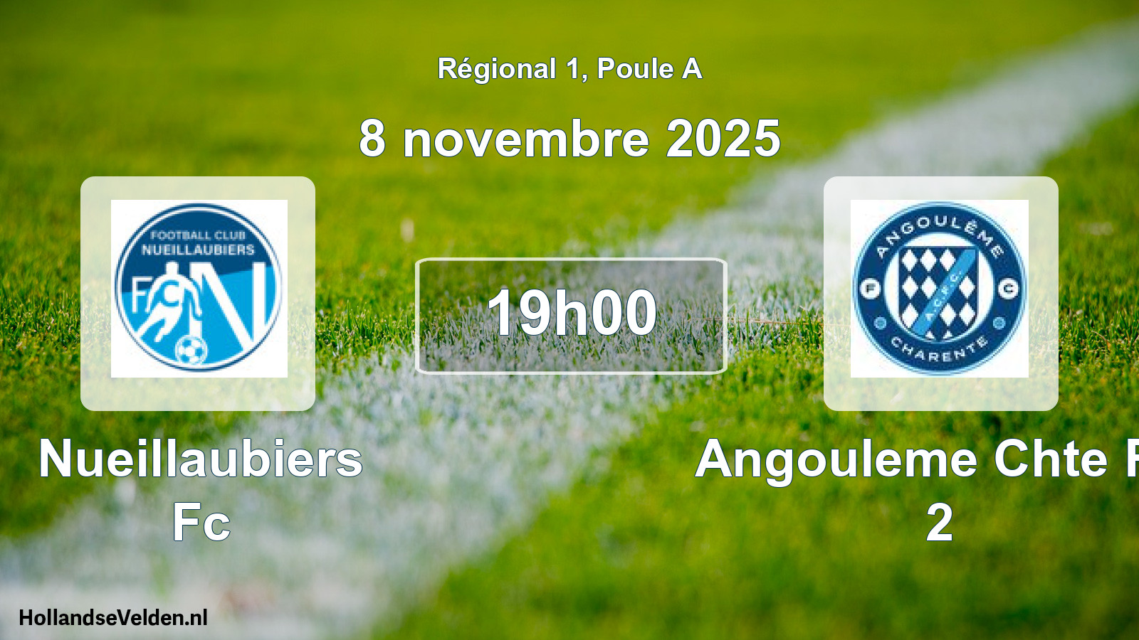 Geplande wedstrijd: Nueillaubiers Fc - Angouleme Chte Fc 2 (8 novembre 2025)